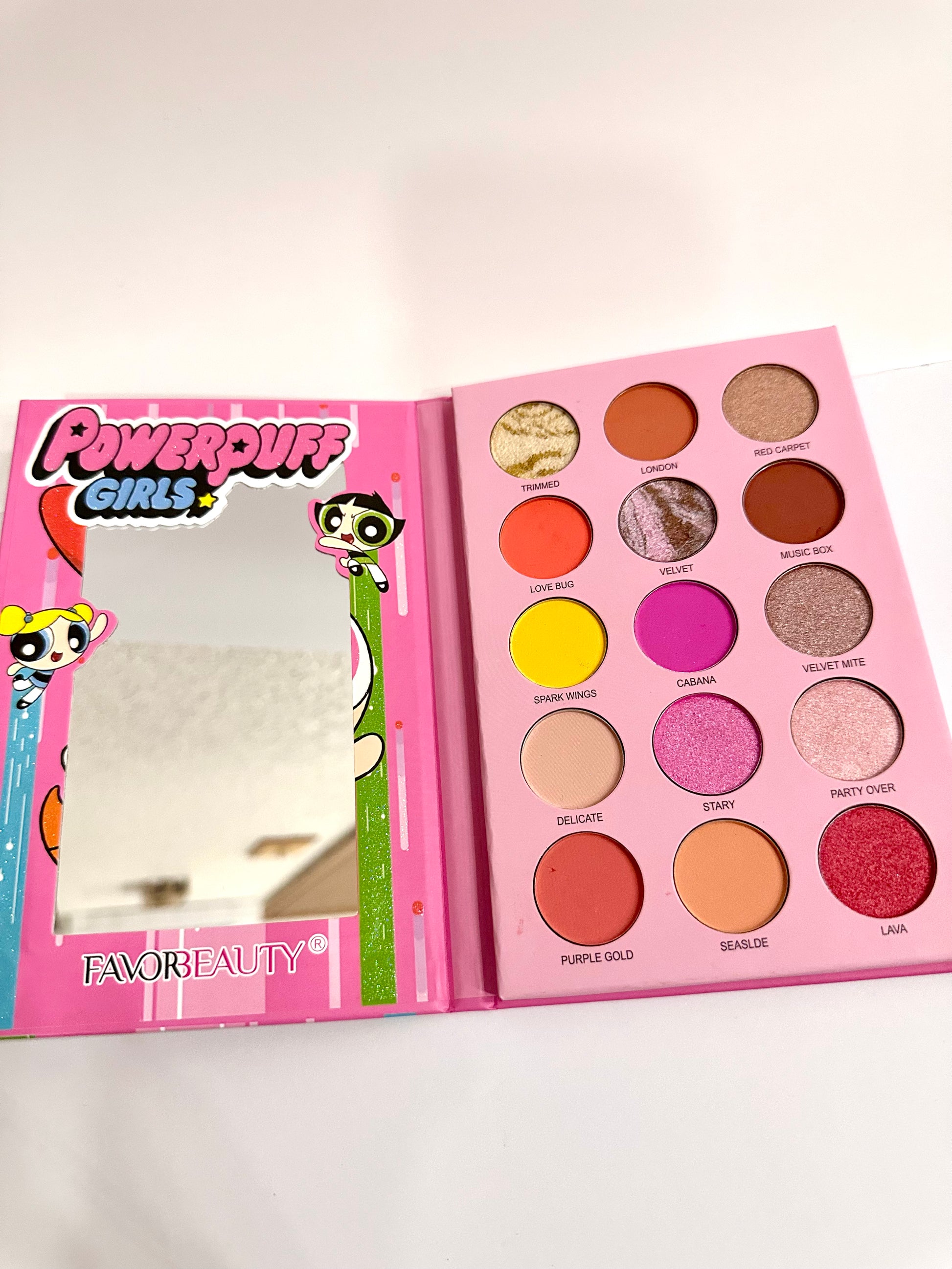 Paleta de sombras, chicas superpoderosas