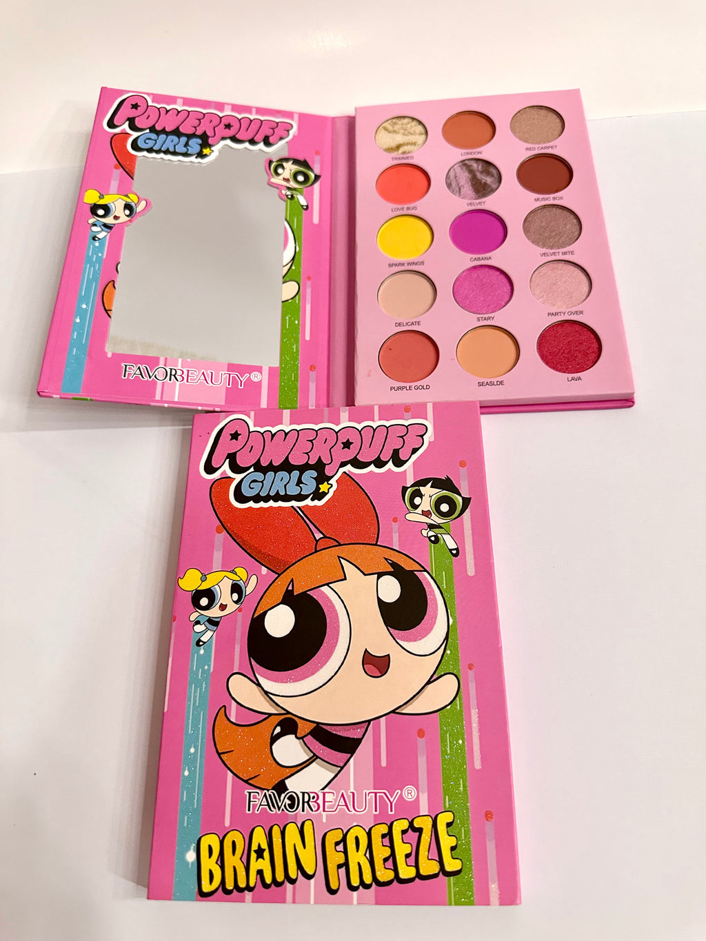 Paleta de sombras, chicas superpoderosas